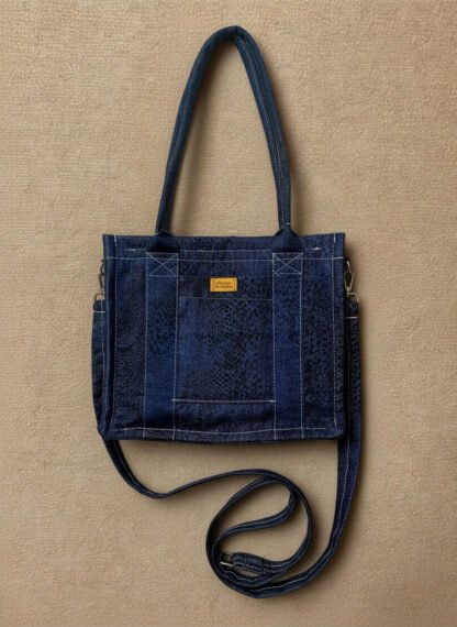Demin Moon Noir Bag