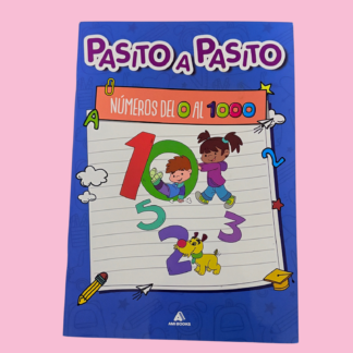 Libro pasito a pasito números del 1 al 1000
