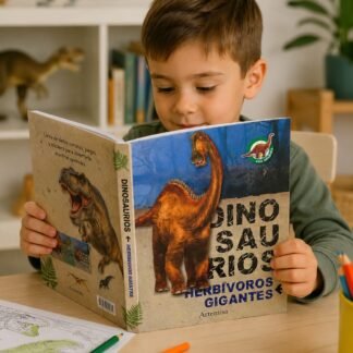 Libro para jugar y pintar DINOSAURIOS